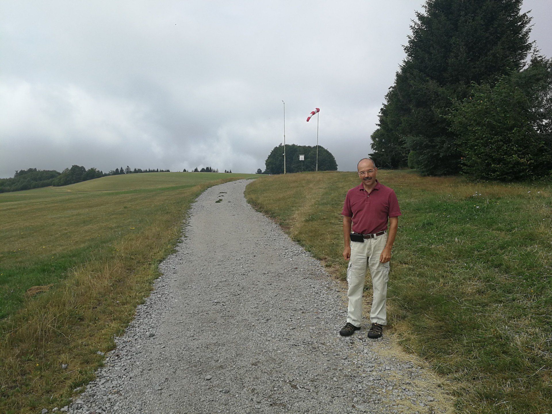 Johannes nach seinem ersten 1000m-Flug