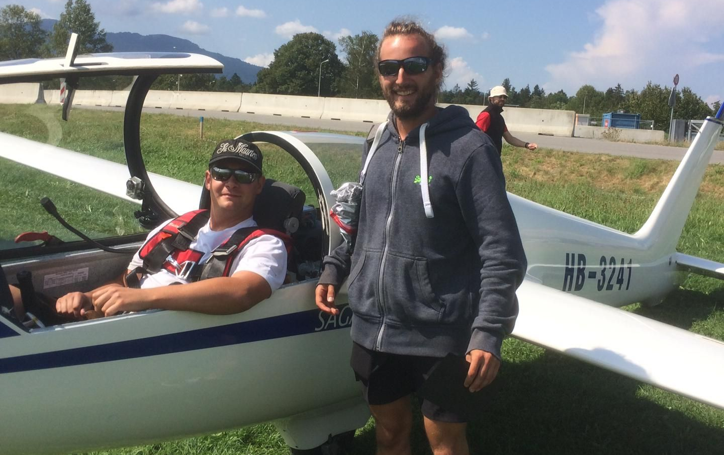 Christian Syfrig bei den Schweizermeisterschaften im Segelkunstflug