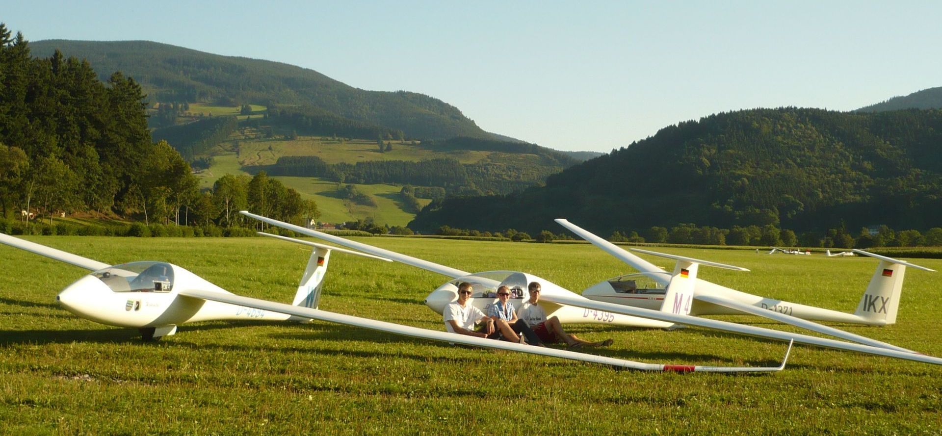 Streckenflug über den Schwarzwald